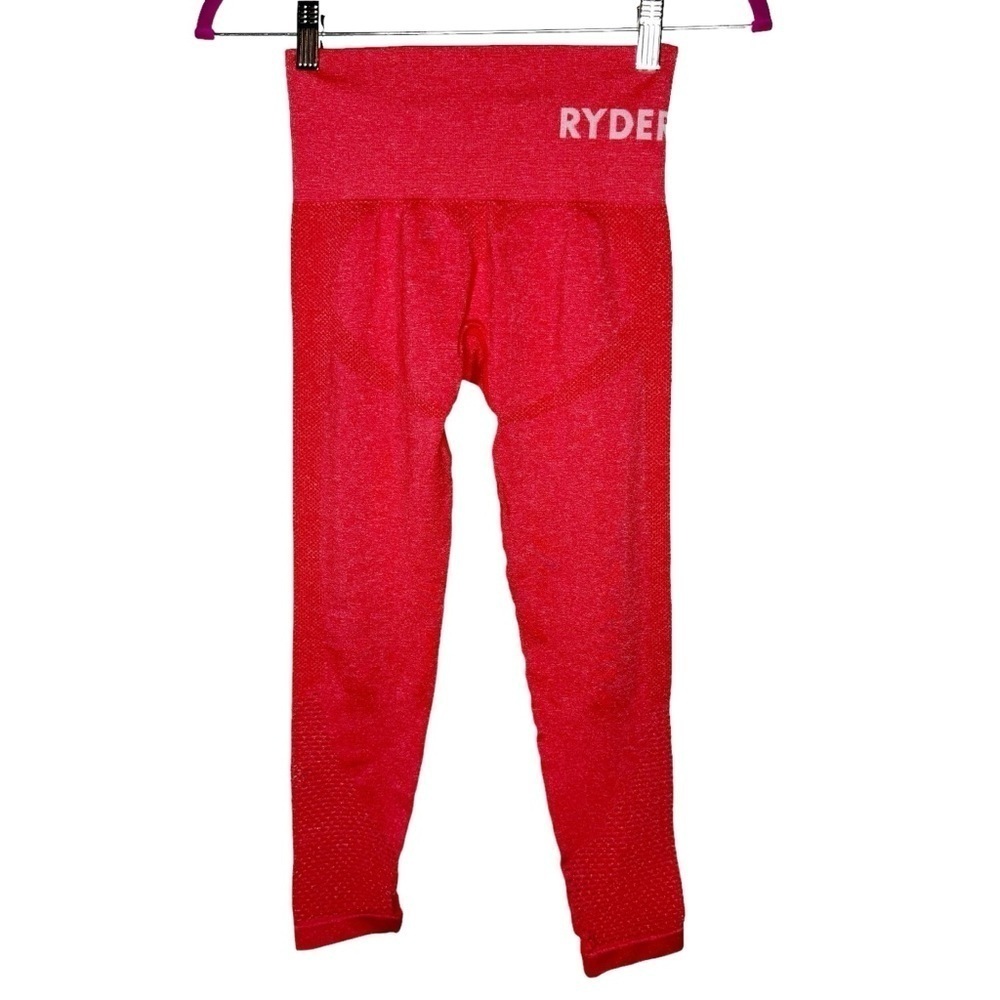 Ryderwear Staples Seamless Leggings in Red‎ Marl XS
